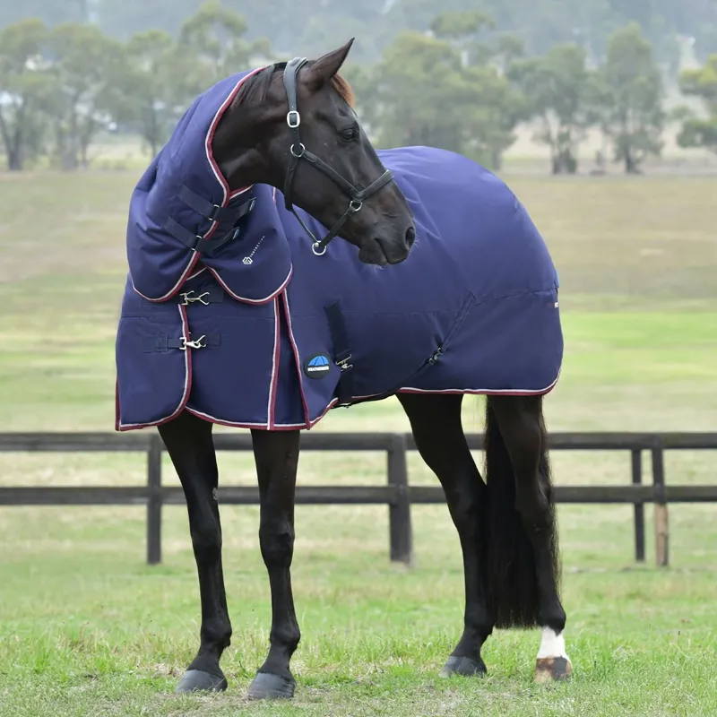 WeatherBeeta ComFiTec Essential 220g Detach-A-Neck Blanket - Navy-1