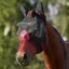 WeatherBeeta ComFiTec Fine Mesh Fly Mask with Ears/Tassels - Black
