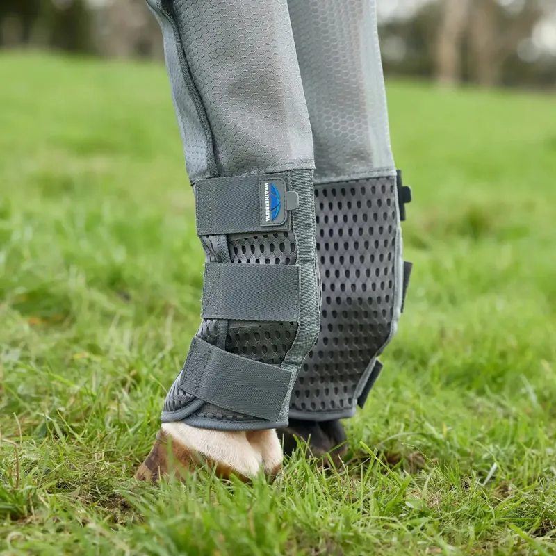 WeatherBeeta ComFiTec Hexi Shield Fly Wraps - Gray/Silver-4