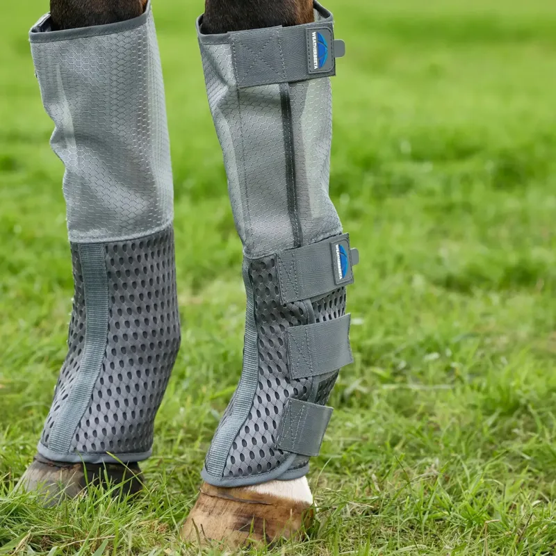 WeatherBeeta ComFiTec Hexi Shield Fly Wraps - Gray/Silver-5