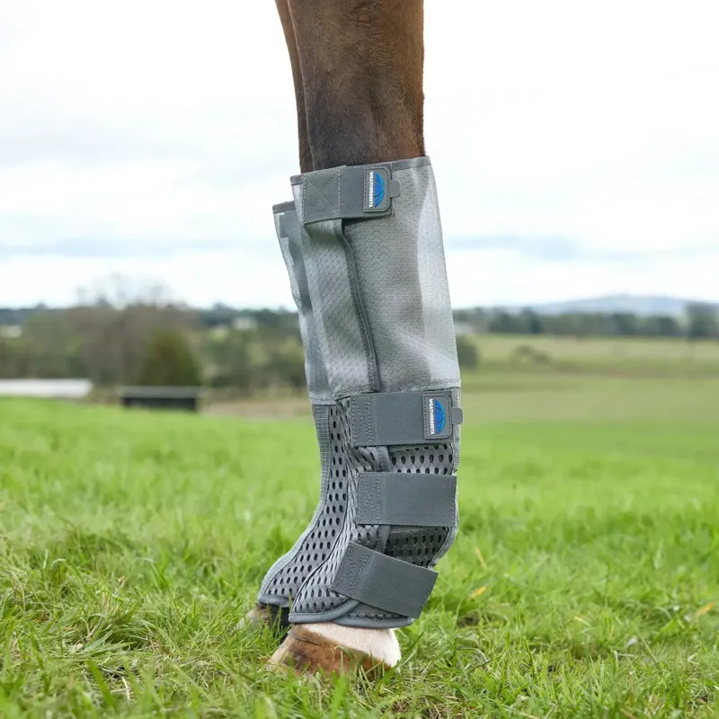 WeatherBeeta ComFiTec Hexi Shield Fly Wraps - Gray/Silver-6