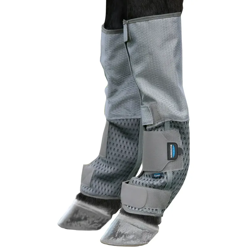 WeatherBeeta ComFiTec Hexi Shield Fly Wraps - Gray/Silver-1