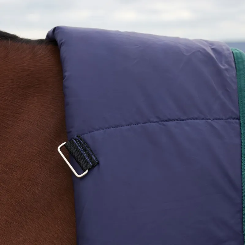 WeatherBeeta ComFiTec Plus Dynamic 100g High Neck Turnout Blanket - Navy-7