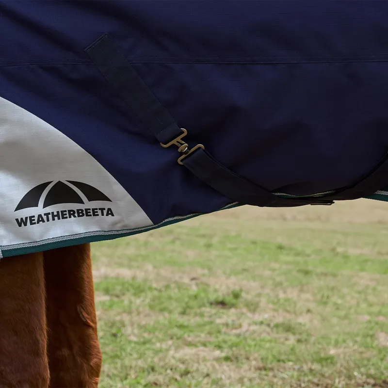 WeatherBeeta ComFiTec Plus Dynamic 100g Standard Turnout Blanket - Navy-6