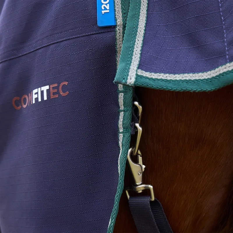 WeatherBeeta ComFiTec Plus Dynamic 100g Standard Turnout Blanket - Navy-4