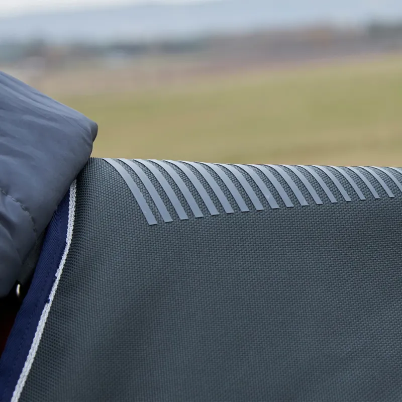 WeatherBeeta ComFiTec Ultra 100g Detach-A-Neck Turnout Blanket - Charcoal-8