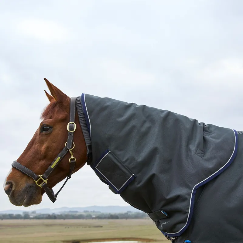 WeatherBeeta ComFiTec Ultra 100g Detach-A-Neck Turnout Blanket - Charcoal-7