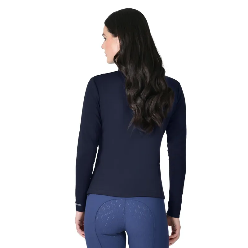 WeatherBeeta Copper Womens Quarter Zip Long Sleeve Top - Navy-1