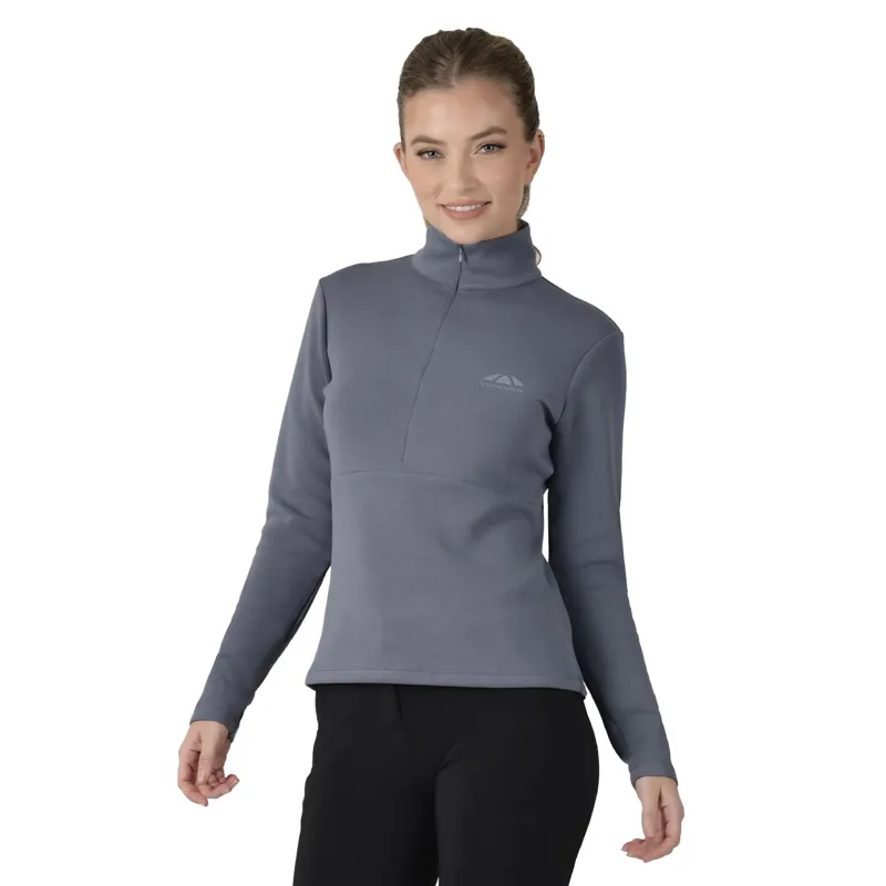 WeatherBeeta Copper Womens Quarter Zip Long Sleeve Mid Layer - Slate-1