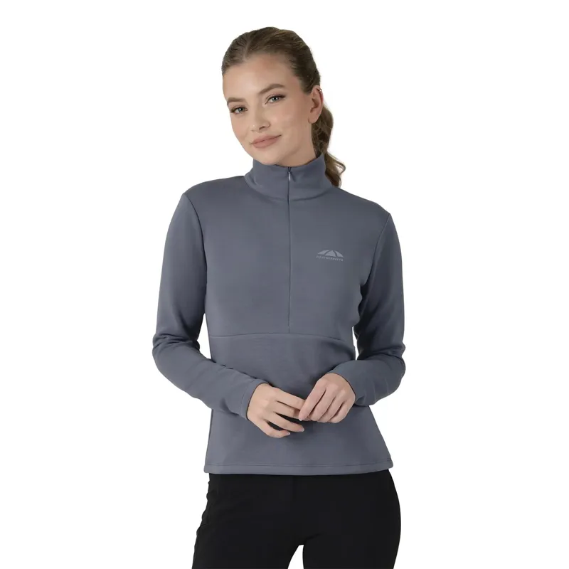 WeatherBeeta Copper Womens Quarter Zip Long Sleeve Mid Layer - Slate