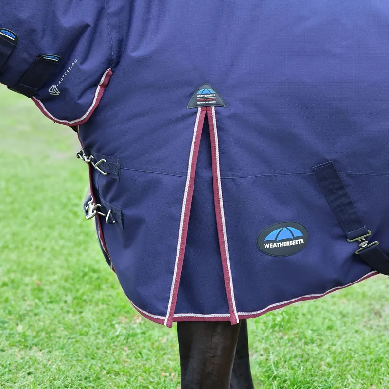 WeatherBeeta ComFiTec Essential 220g Combo Turnout Blanket - Navy-8