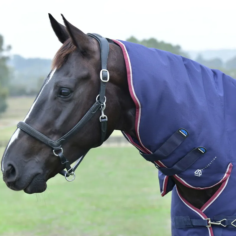 WeatherBeeta ComFiTec Essential 220g Combo Turnout Blanket - Navy-2