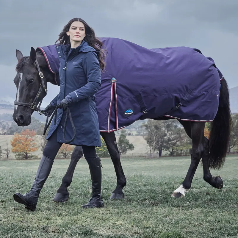 WeatherBeeta ComFiTec Essential 220g Combo Turnout Blanket - Navy-5