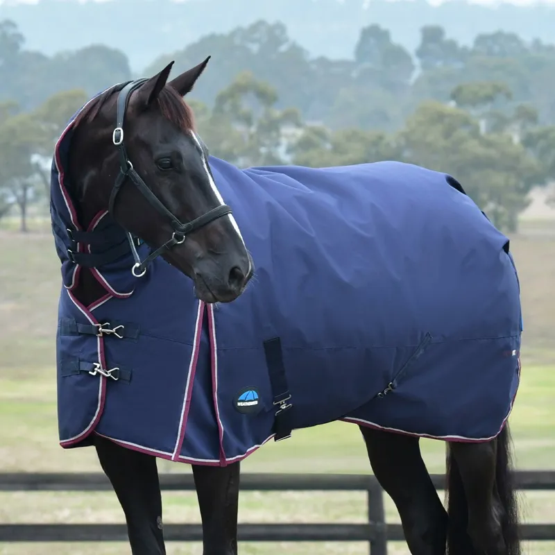 WeatherBeeta ComFiTec Essential 220g Combo Turnout Blanket - Navy