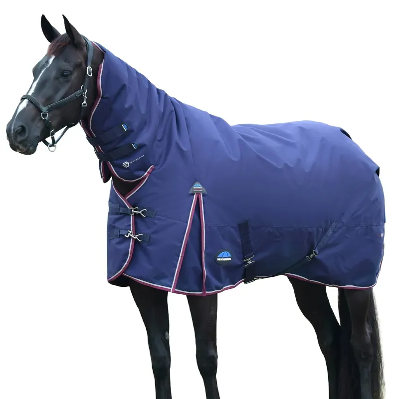 WeatherBeeta ComFiTec Essential 220g Combo Turnout Blanket - Navy-3