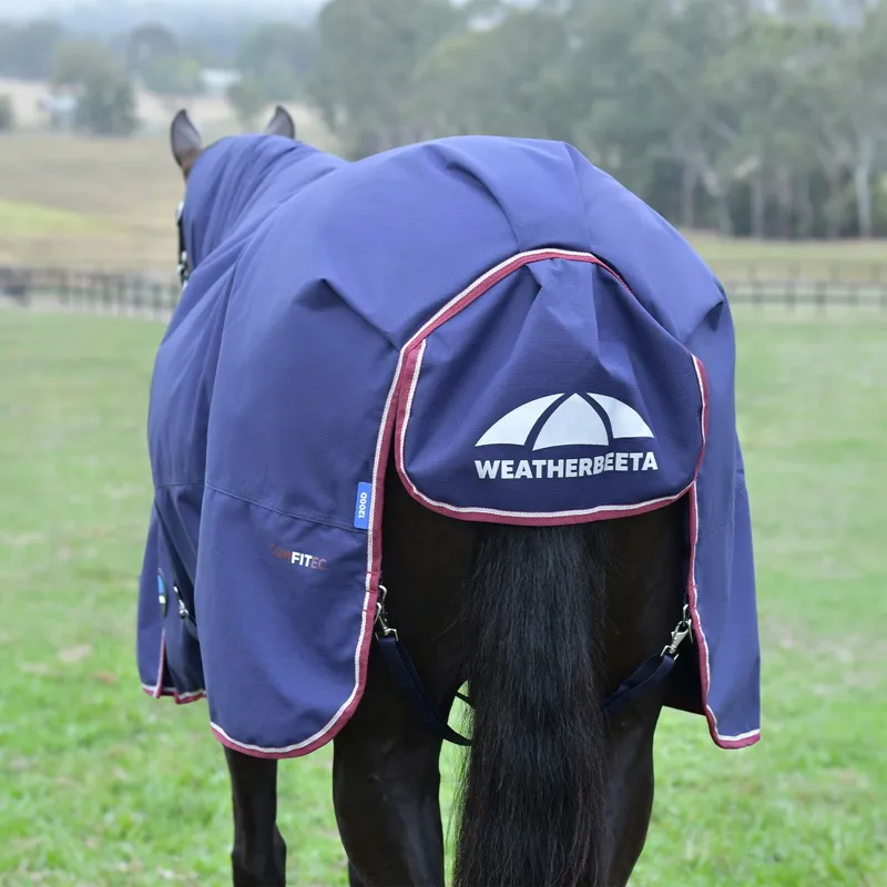 WeatherBeeta ComFiTec Essential 360g Combo Turnout - Navy/Burgundy-1