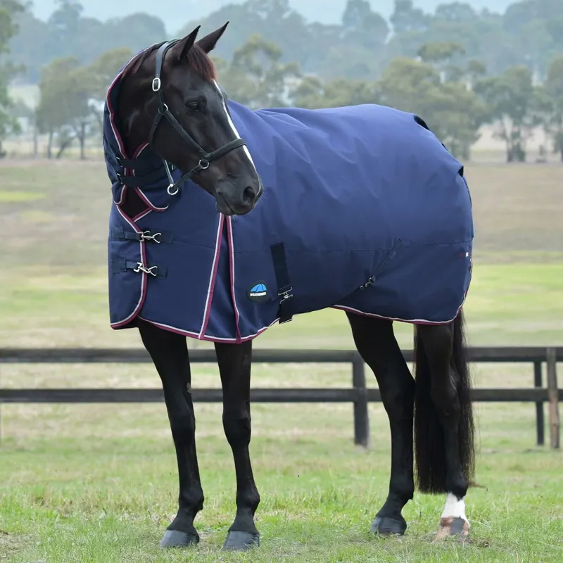 WeatherBeeta ComFiTec Essential 360g Combo Turnout - Navy/Burgundy-2