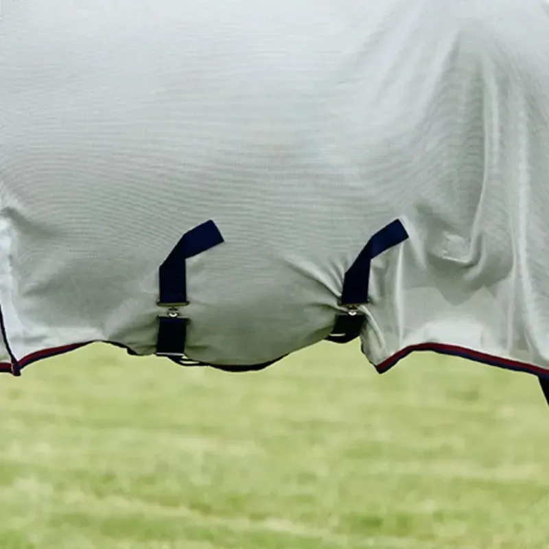 WeatherBeeta ComFiTec Airflow II DetachANeck Fly Sheet - Grey/Navy-12