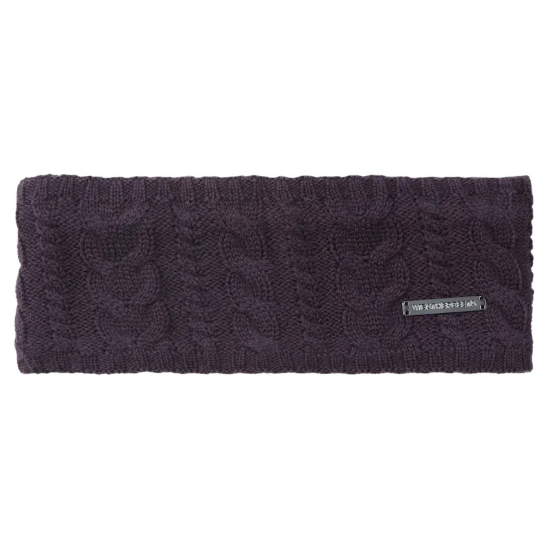 WeatherBeeta Knitted Headband - Blackberry