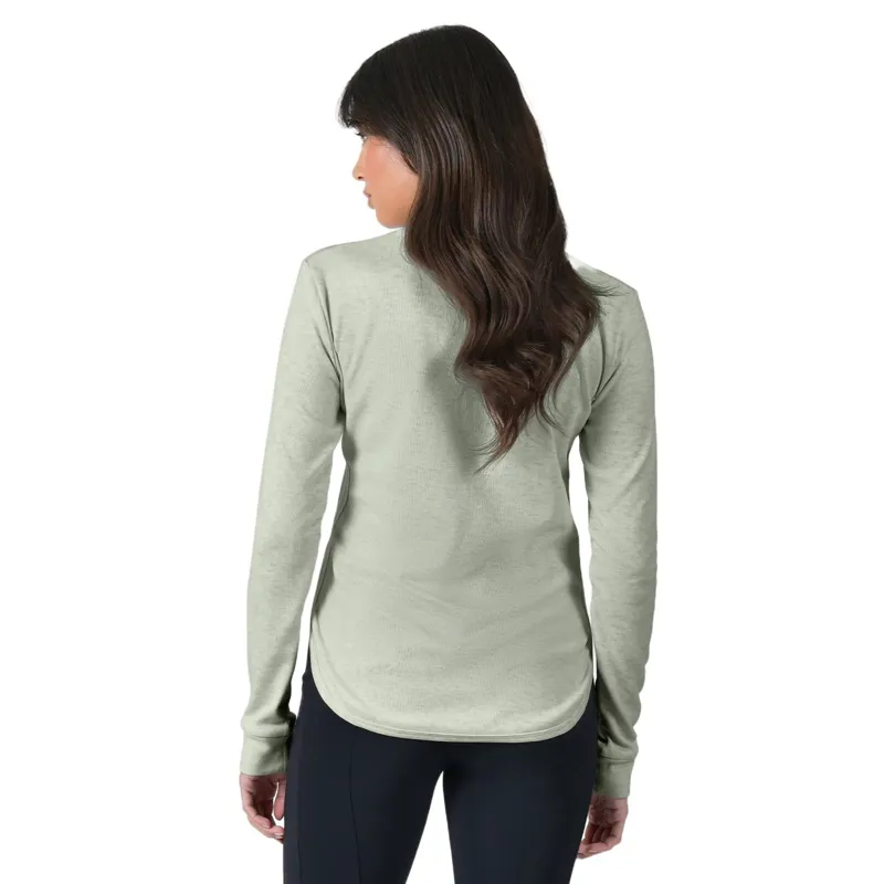 WeatherBeeta London Womens Long Sleeve Top - Olive Marl-2