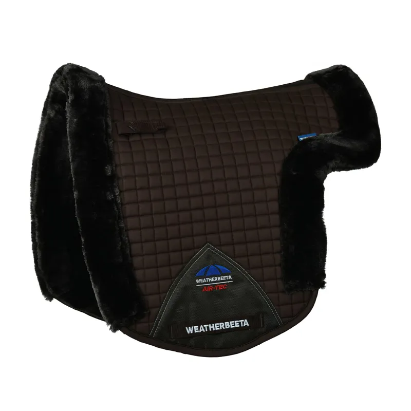 WeatherBeeta Prime Air-Tec Comfy Fleece All Purpose Saddle Pad - Brown