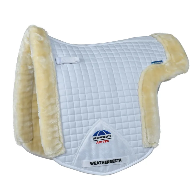 WeatherBeeta Prime Air-Tec Comfy Fleece All Purpose Saddle Pad - White