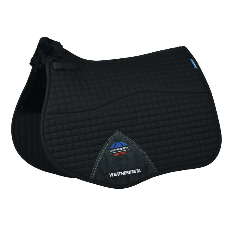 WeatherBeeta Prime Air-Tec Comfy Fleece All Purpose Saddle Pad - Black
