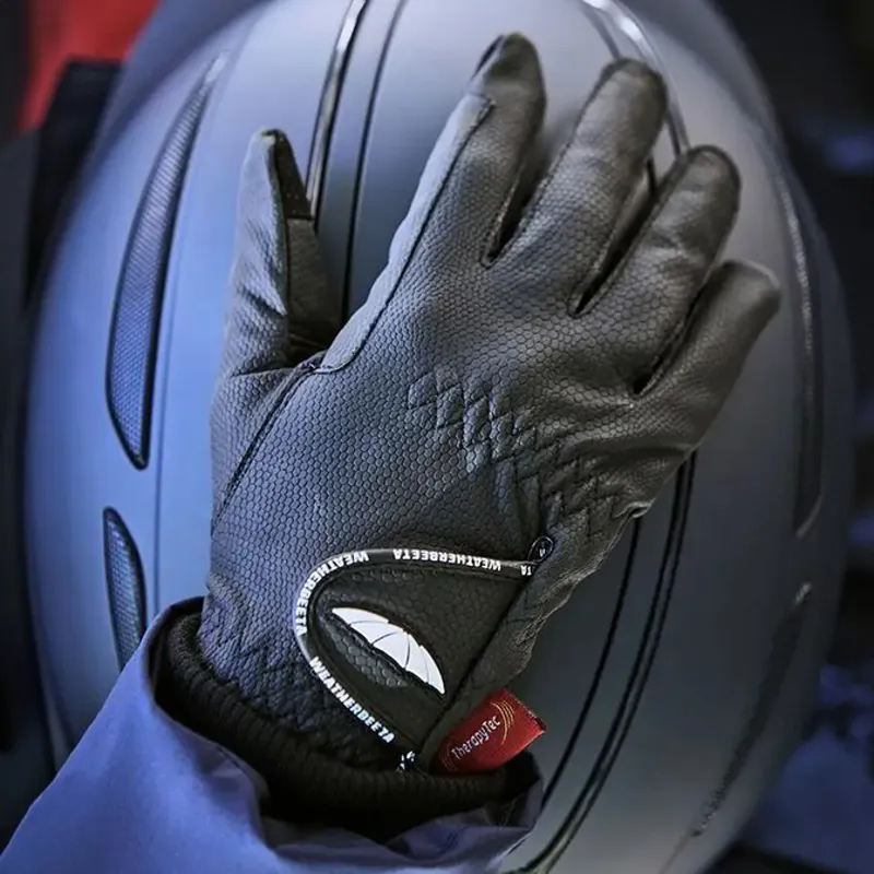 WeatherBeeta Therapy-Tec Adult Riding Gloves - Black-3