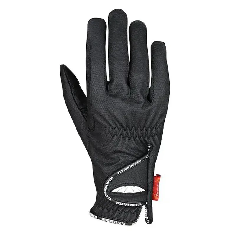WeatherBeeta Therapy-Tec Adult Riding Gloves - Black-1