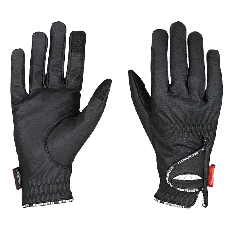 WeatherBeeta Therapy-Tec Adult Riding Gloves - Black