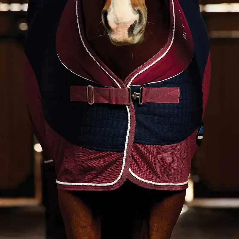 WeatherBeeta Thermo-Air Standard Neck Cooler - Navy/Burgundy-2