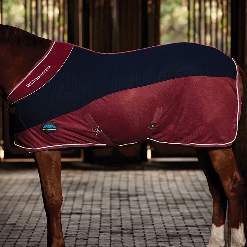 WeatherBeeta Thermo-Air Standard Neck Cooler - Navy/Burgundy-3