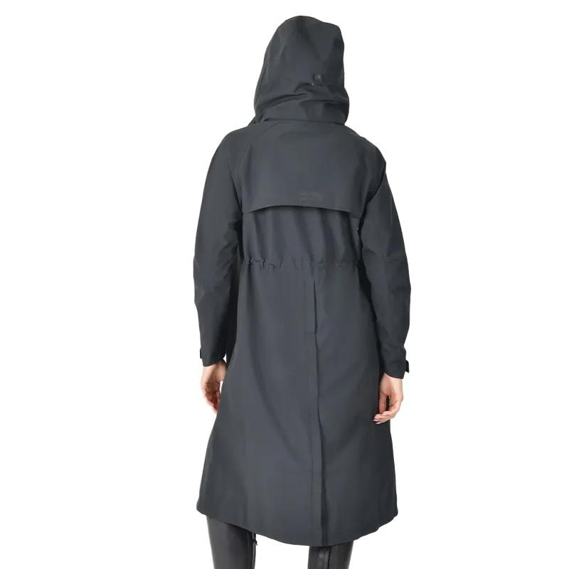 WeatherBeeta Windbreaker Women's Longline Waterproof Jacket - Black-1