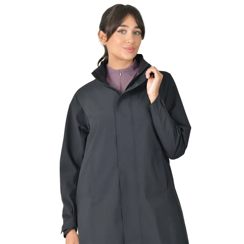 WeatherBeeta Windbreaker Women's Longline Waterproof Jacket - Black-3