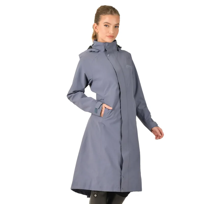 WeatherBeeta Windbreaker Women's Longline Waterproof Jacket - Slate Blue
