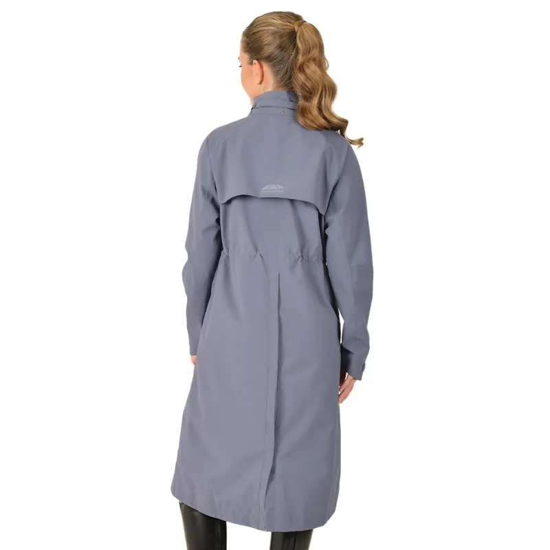 WeatherBeeta Windbreaker Women's Longline Waterproof Jacket - Slate Blue-1