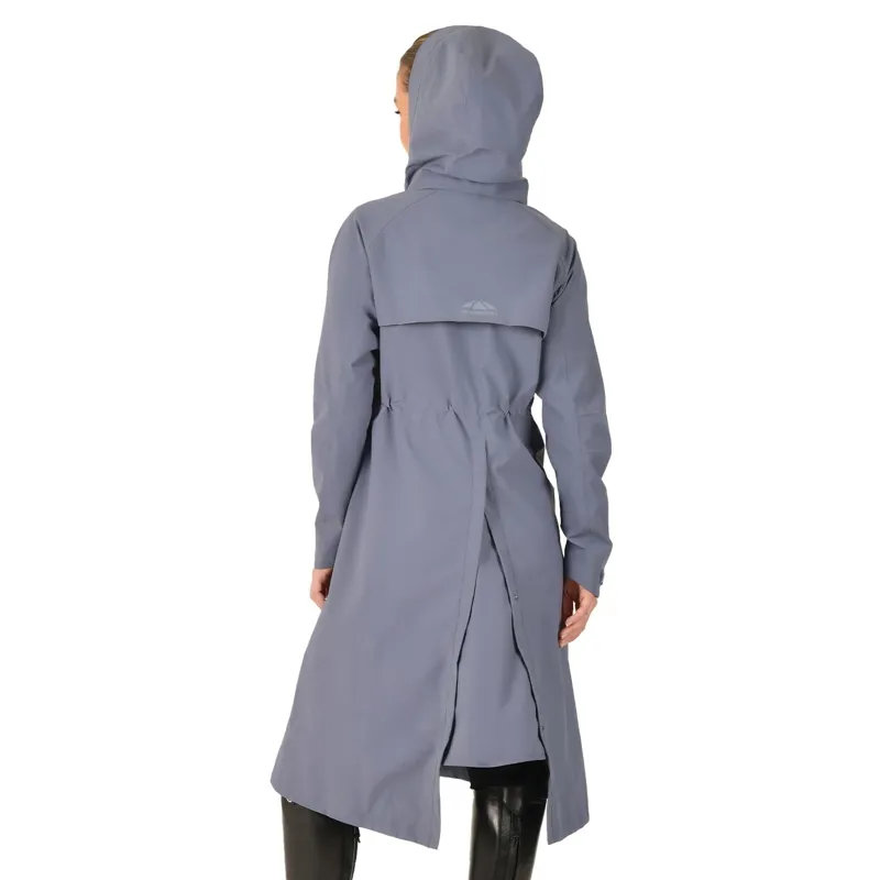 WeatherBeeta Windbreaker Women's Longline Waterproof Jacket - Slate Blue-4