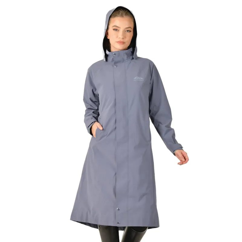 WeatherBeeta Windbreaker Women's Longline Waterproof Jacket - Slate Blue-2