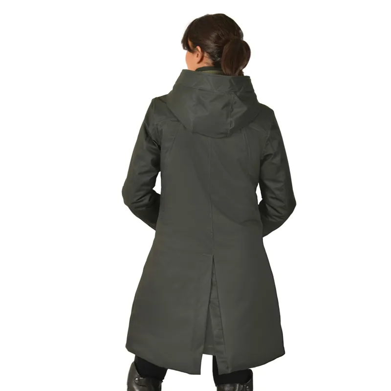 WeatherBeeta All Purpose Womens Waterproof Longline Jacket - Green-1