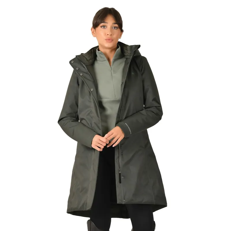 WeatherBeeta All Purpose Womens Waterproof Longline Jacket - Green-4