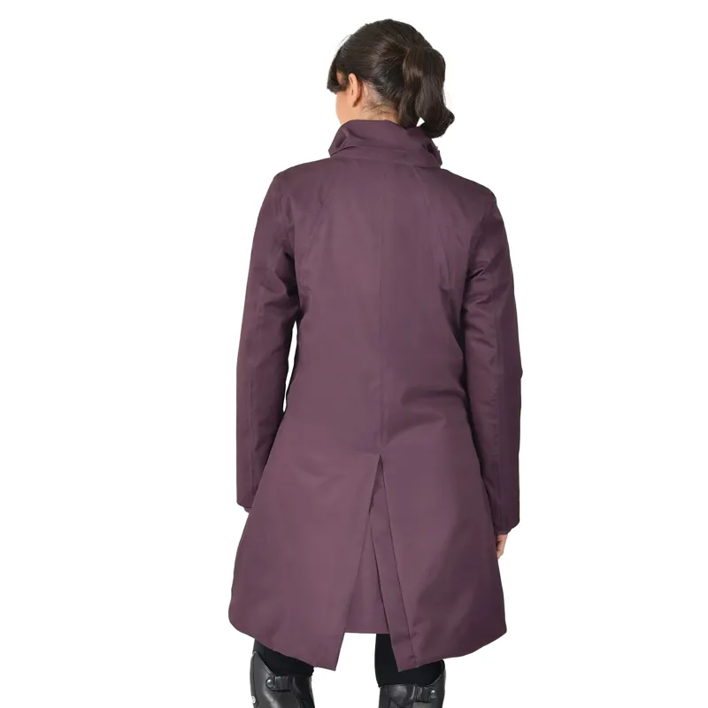 WeatherBeeta All Purpose Womens Waterproof Longline Jacket - Mulberry-1