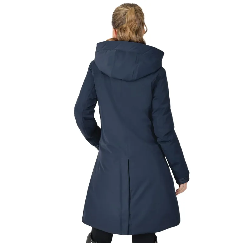 WeatherBeeta All Purpose Women's Waterproof Longline Jacket - Navy-1
