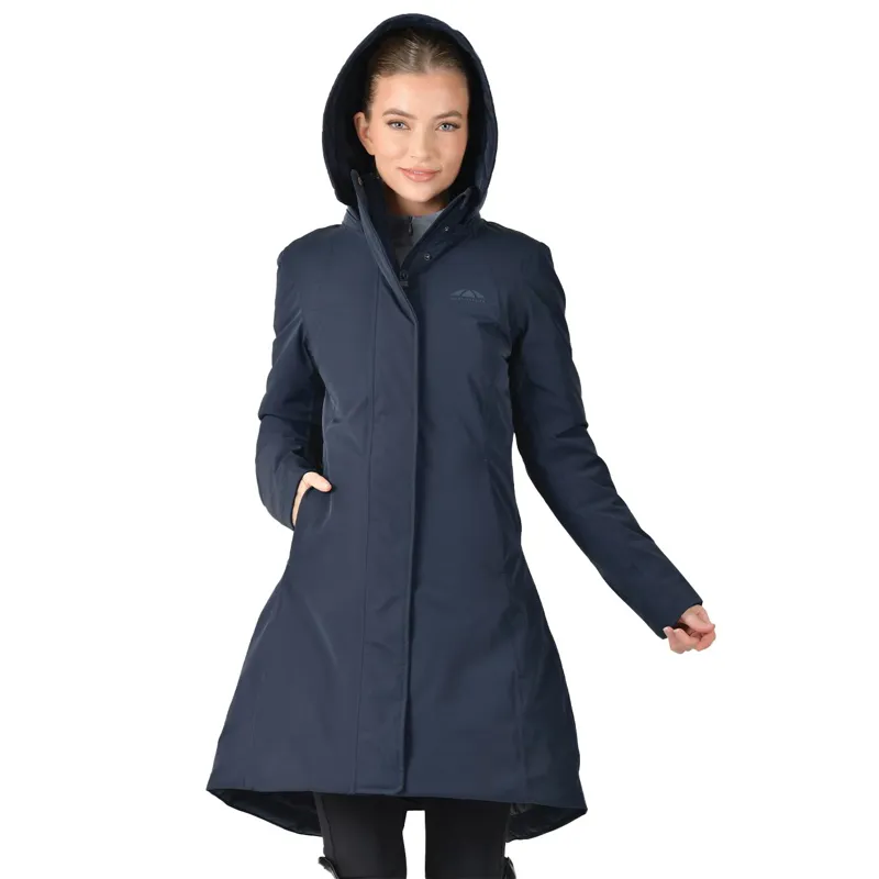 WeatherBeeta All Purpose Women's Waterproof Longline Jacket - Navy-4