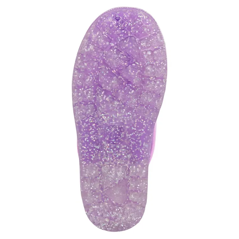 Equipage Light Glitter Junior Rain Boots - Purple Haze-4