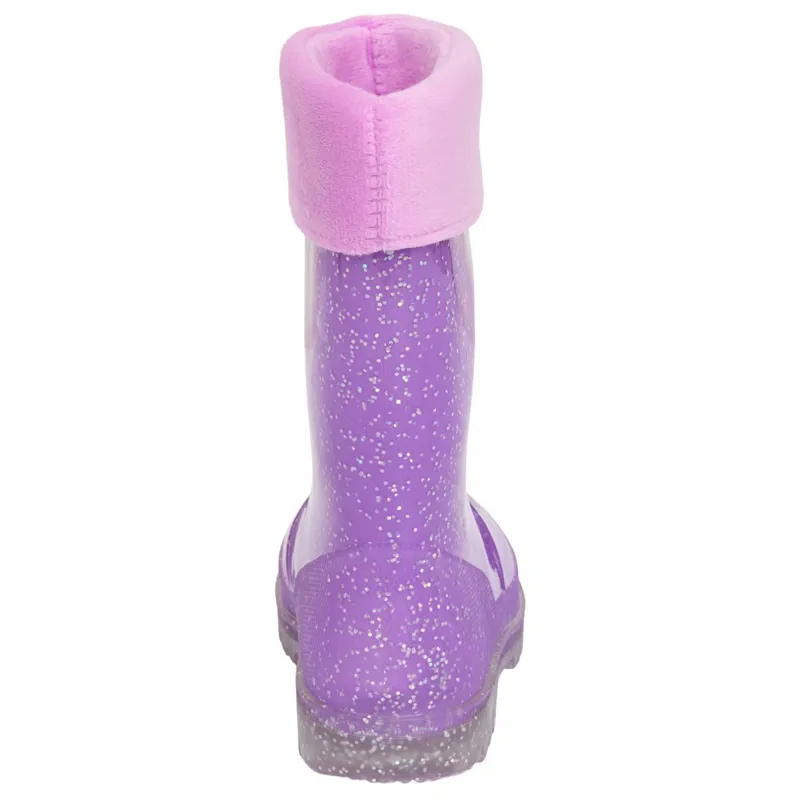 Equipage Light Glitter Junior Rain Boots - Purple Haze-5
