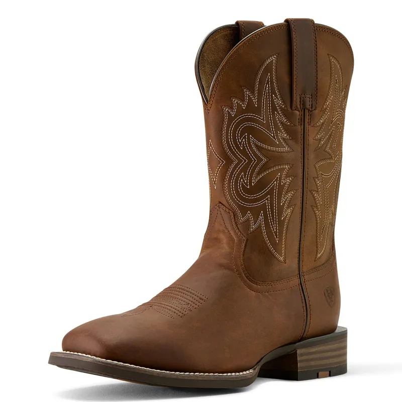 Ariat Big Rig Men's Western Boots - Distressed Brown