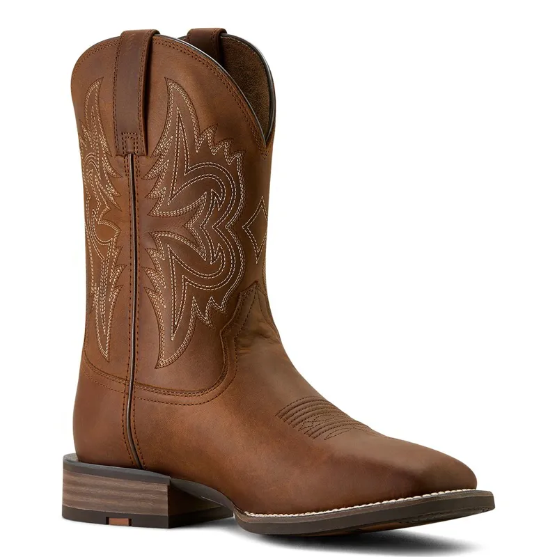 Ariat Big Rig Men's Western Boots - Distressed Brown-4