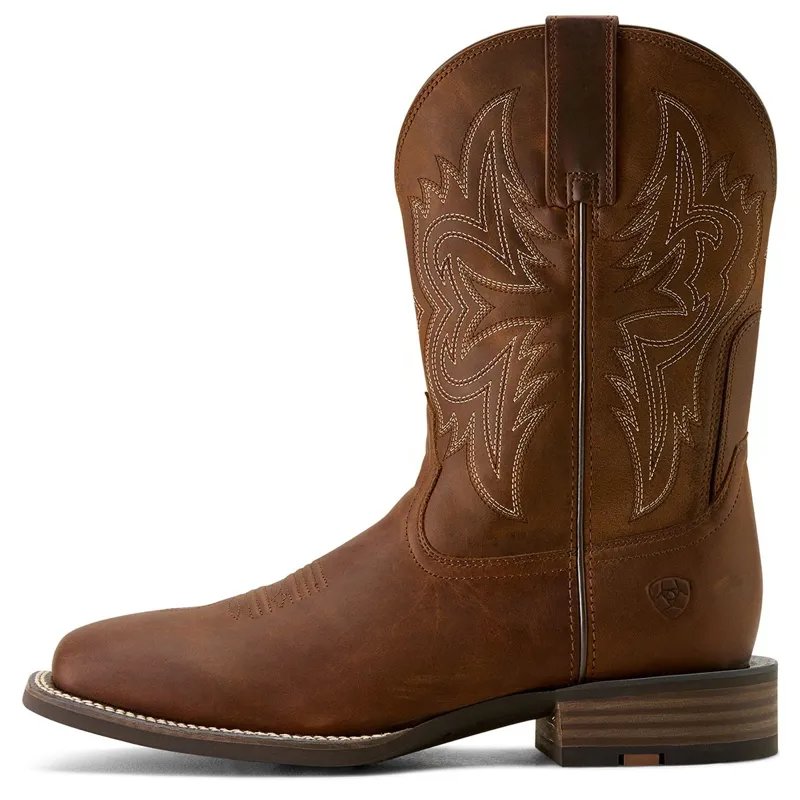 Ariat Big Rig Men's Western Boots - Distressed Brown-2