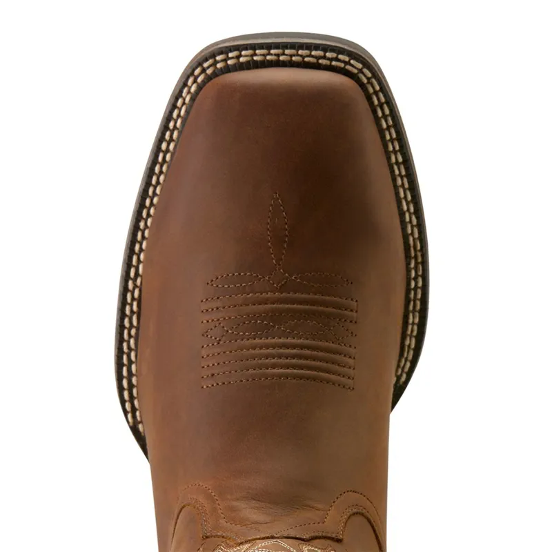 Ariat Big Rig Men's Western Boots - Distressed Brown-1
