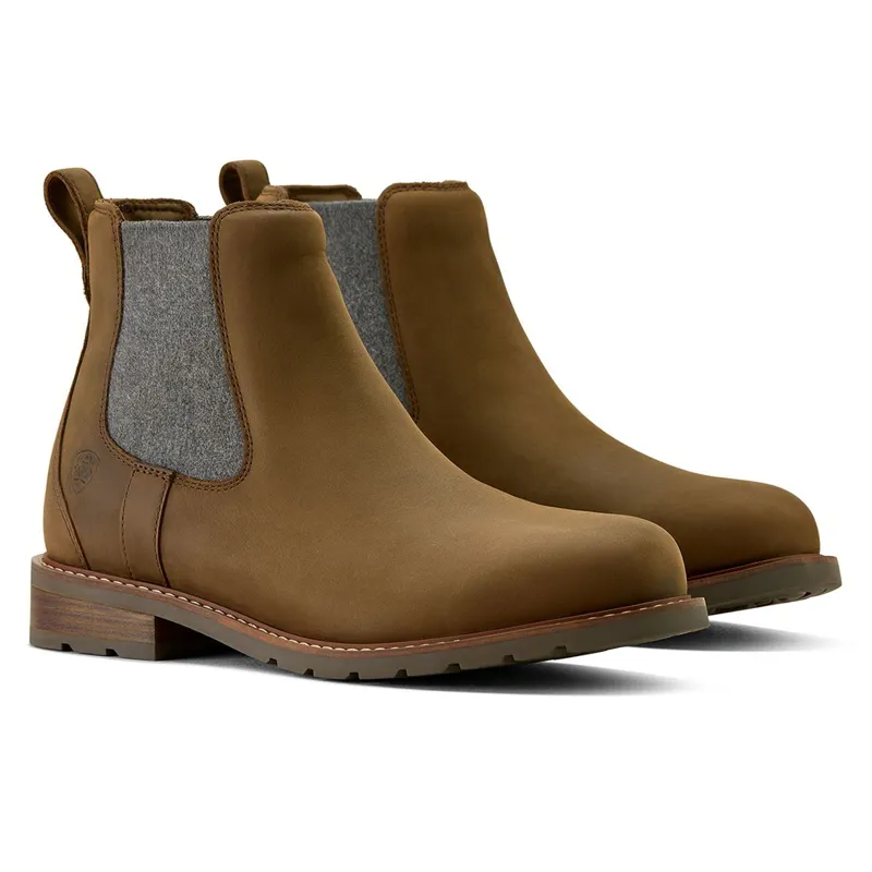 Ariat Wexford Men's Waterproof Chelsea Boots - Palm Brown-4